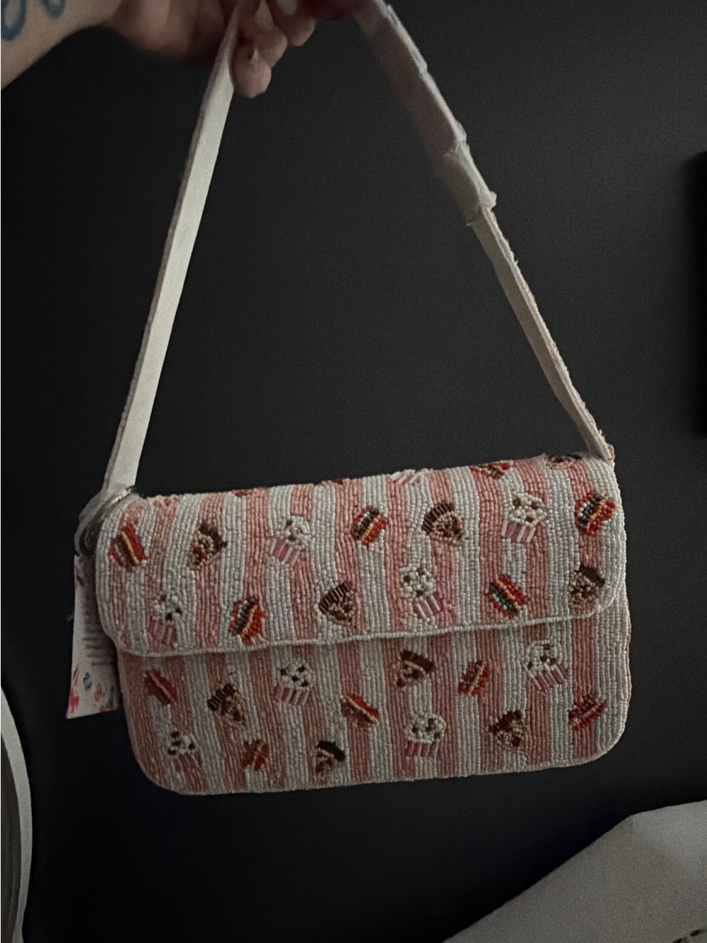 Viral Junk Food Beaded Bag